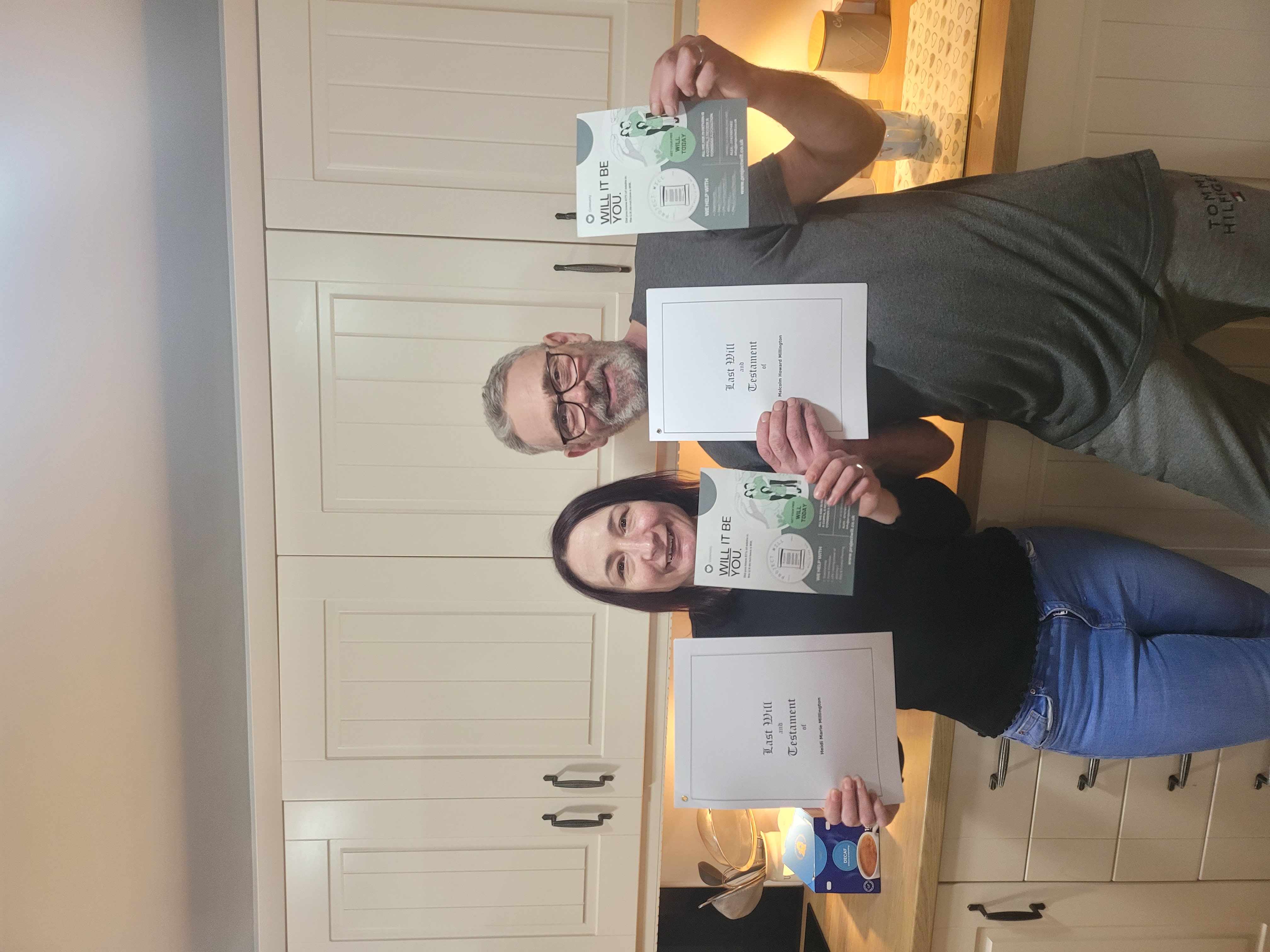 Happy client with Project Will team